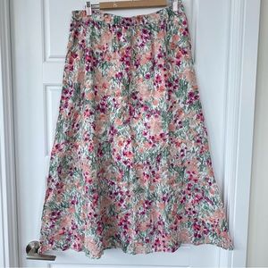 REITMAN’S | NWT floral midi skirt